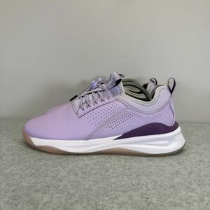 Clove Womens Shoes Size 8.5 Lavender Purple & White Leather Nursing Sneakers